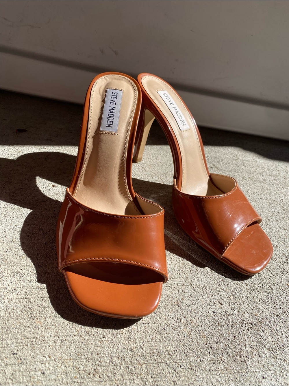 Steven Madden Tolly Brown Heels 6.5